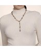 Gabriel & Co. Contemprary Collection Oval Link Y Knot Necklace